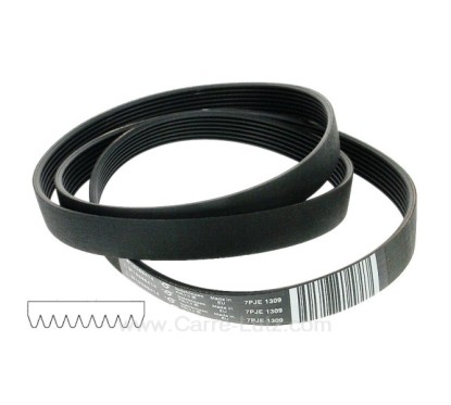 726255  1309 J7 MAEL - Courroie plate replace 1301 J7 de lave linge Laden 481010388414 11,60 €
