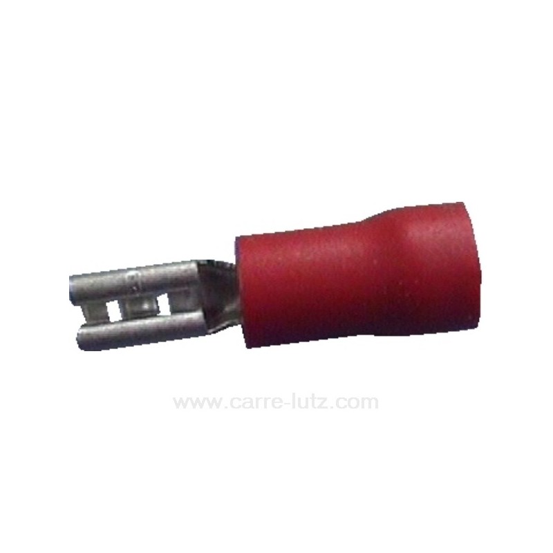 COSSE FEMELLE ISOLEE ROUGE 4MM