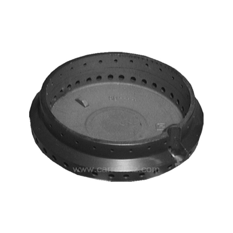 738170  75x6514 - Chapeau de bruleur anodisé noir avec encoche 2500W Brandt Vedette Sauter Thermor  44,40 €