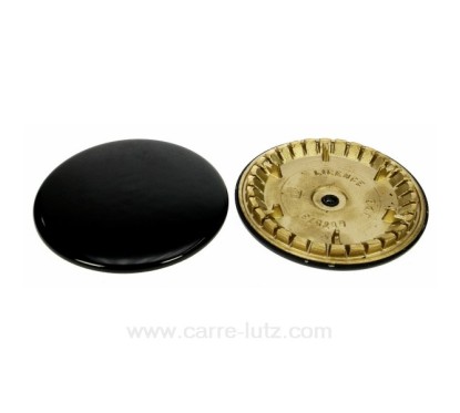 738196  75x6695 - Chapeau de bruleur émaillé 80 mm Fagor Brandt Vedette Thomson  17,80 €