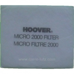 Micro filtre 2000 d'aspirateur Hoover sensotronic, reference 743421