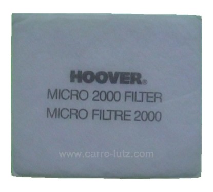 Micro filtre 2000 d'aspirateur Hoover sensotronic
