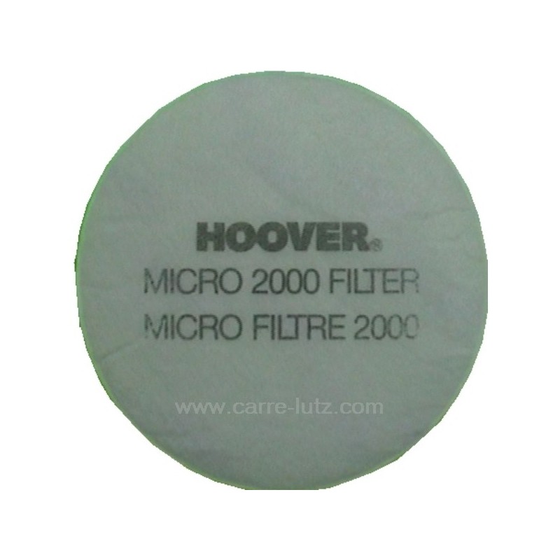 40600913 - Micro filtre d'aspirateur 2000 Hoover compact 40600913 - Micro filtre d'aspirateur 2000 Hoover compact
