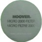 40600913 - Micro filtre d'aspirateur 2000 Hoover compact 40600913 - Micro filtre d'aspirateur 2000 Hoover compact