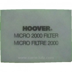 Micro filtre 2000 d'aspirateur 40600928 Hoover, reference 743425