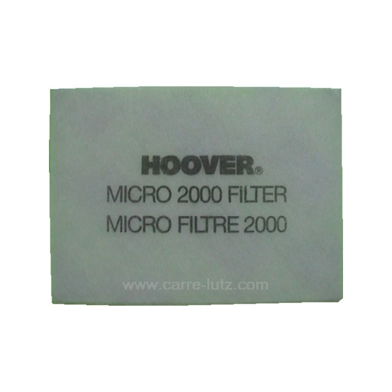 40600928 - Micro filtre 2000 d'aspirateur Hoover 