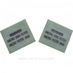 Micro filtre 2000 par2 40600963 d'aspirateur Hoover élite, reference 743427