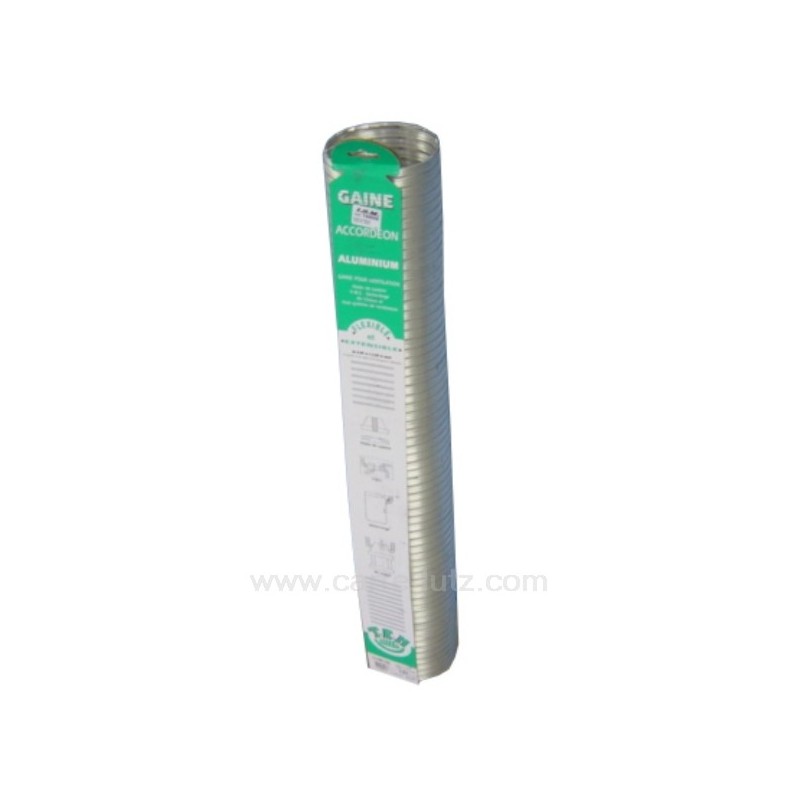 Gaine aluminium de ventilation diamètre 133 mm 3 mt