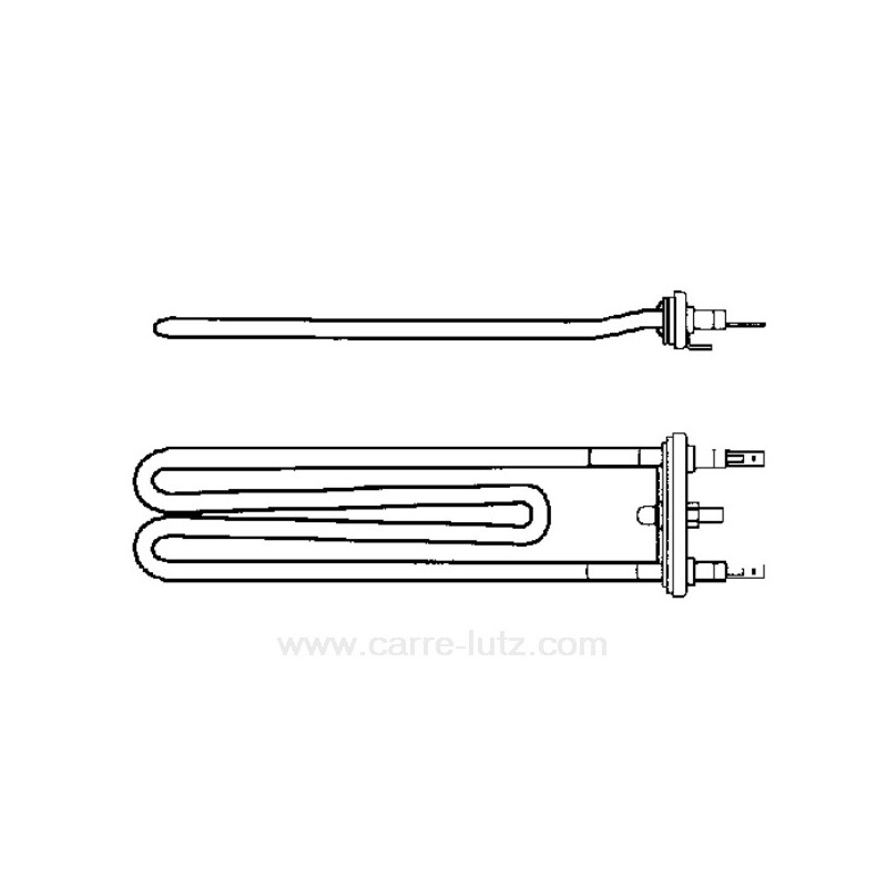 201196  00075794 - Résistance de lave linge 2500W Bosch Siemens De Dietrich 26,40 €