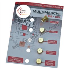 537505  C00021370 ou C00021378 ou C00900634 ou C00121265 ou 71x5115 ou 50241726004 - Jeu d'injecteurs pour gaz butane propane...