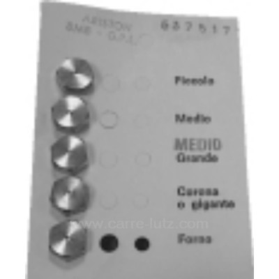 537515 Jeu d'injecteurs 10MB pour gaz butane propane 10MB pour gazinière SMEG 12,00 €