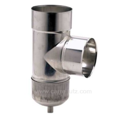 Té de purge inox diamètre 155 mm