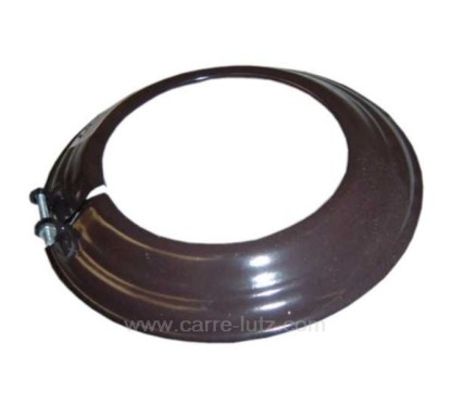 Rosace émaillé marron diamètre 125 mm