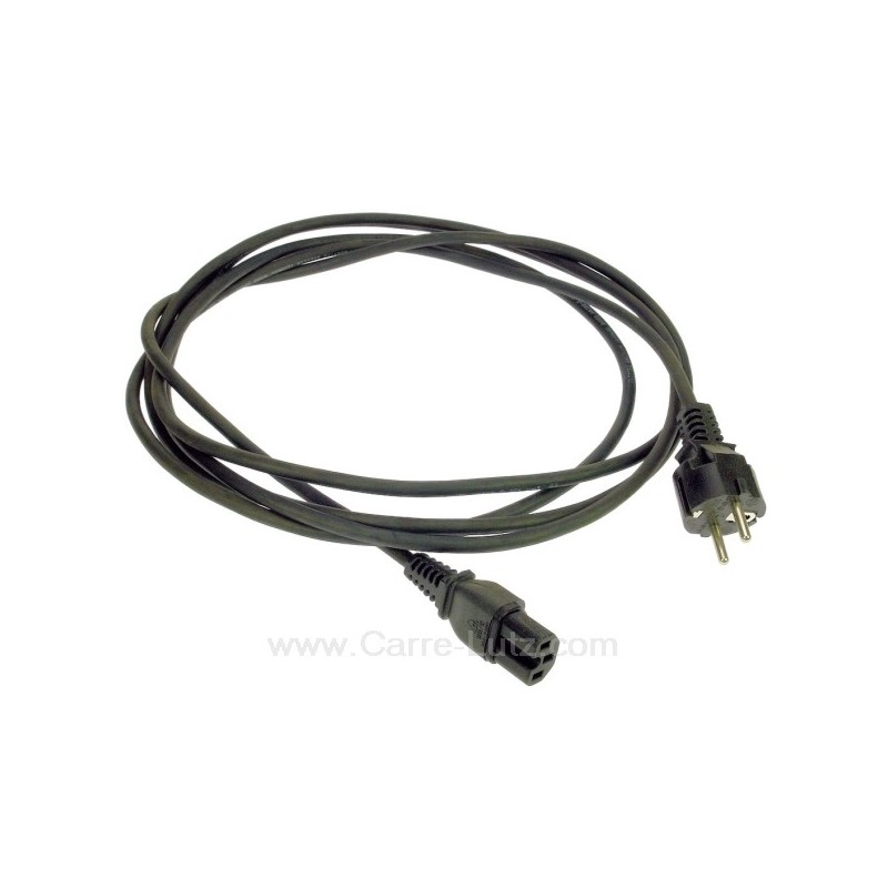 771017  cordon d'alimentation 4 mt fiche à gorge 14,50 €