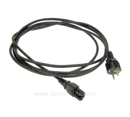 771017  cordon d'alimentation 4 mt fiche à gorge 14,50 €