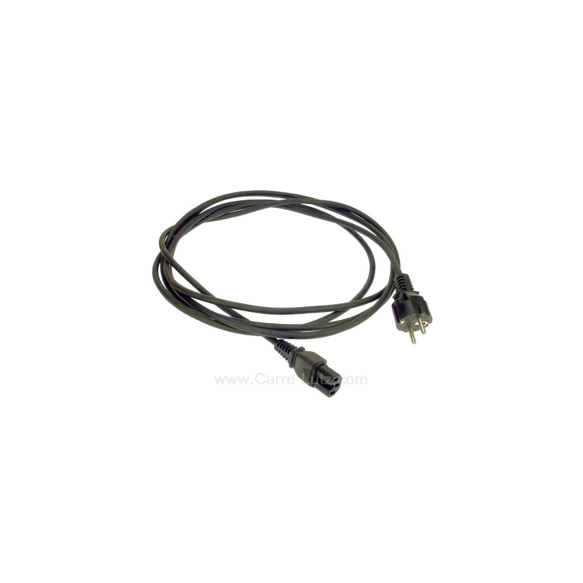 771017  cordon d'alimentation 4 mt fiche à gorge 14,50 €