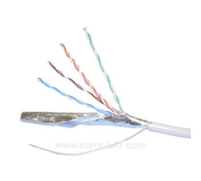 CABLE STP 4 PAIRES CAT6 LE MT