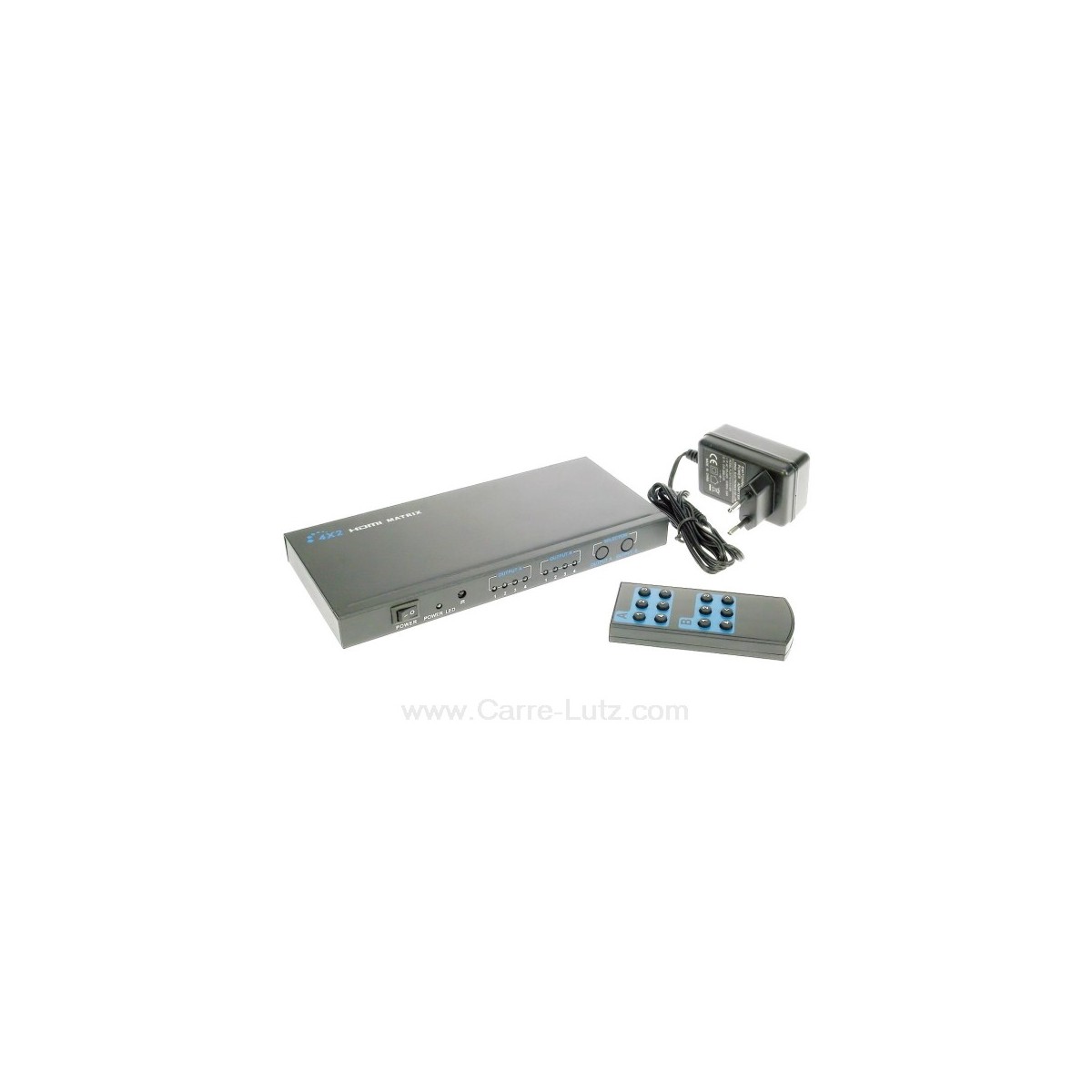 771697  Commutateur HDMI 4 entrées 2 sorties 98,00 €