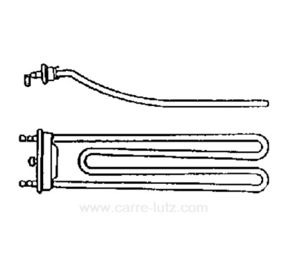 781020  51x6295 - Résistance de lave linge 2800W Brandt Vedette 28,40 €