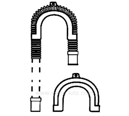 791003  Tuyau de vidange 2 mt universel droit / droit 6,00 €