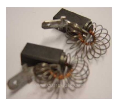 Jeu de charbon moteur 6,3x8x14 mm