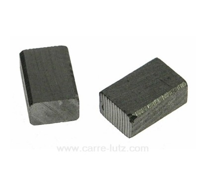 Jeu de charbon moteur 6,35x9,52x14 mm