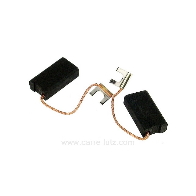 Jeu de charbon moteur 6,35x12x22 mm Jeu de charbon moteur 6,35x12x22 mm