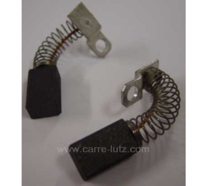 Jeu de charbon moteur 6,3x9,3x15 mm