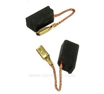 Jeu de charbon moteur 6x8x15 mm