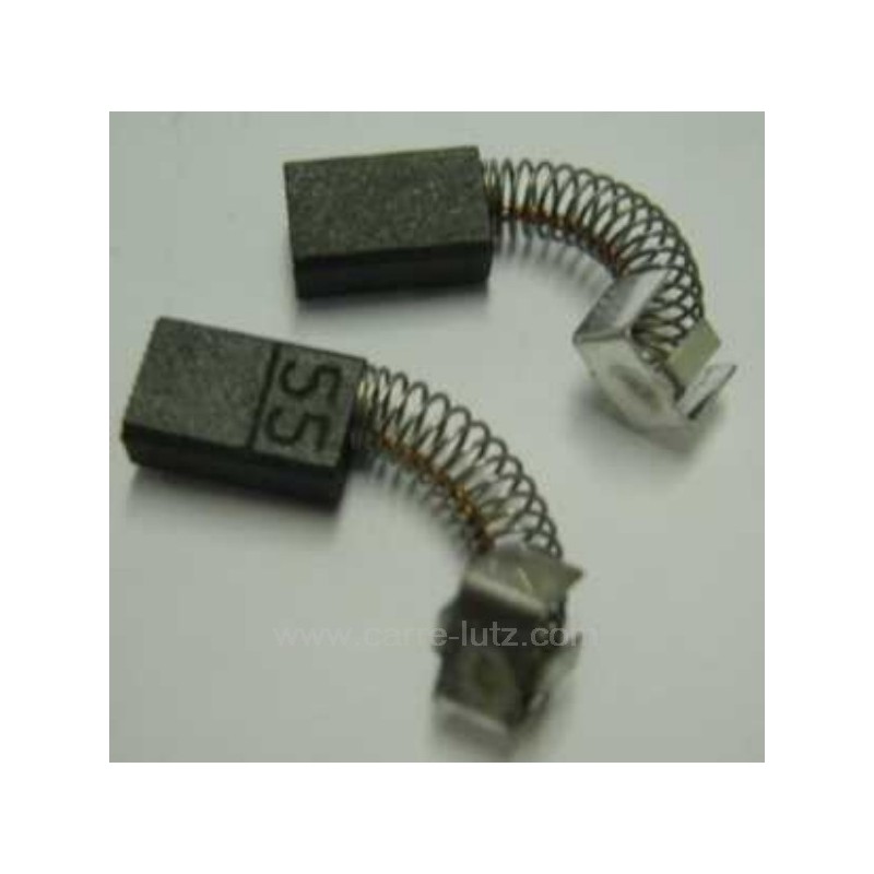 Jeu de charbon moteur 5x8x12 mm Jeu de charbon moteur 5x8x12 mm