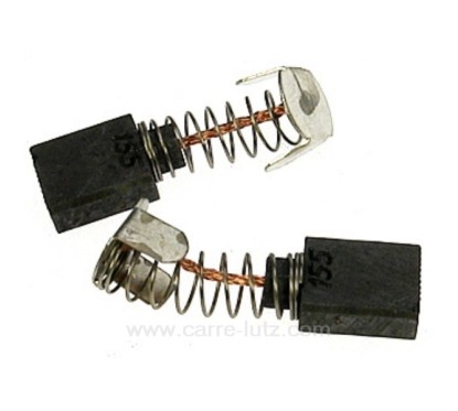 Jeu de charbon moteur 6.5X13.5X16 mm