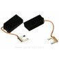 Jeu de charbon moteur 6,3x12,5x22 mm