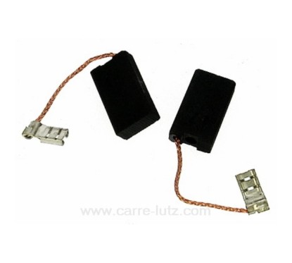 Jeu de charbon moteur 6,3x12,5x22 mm