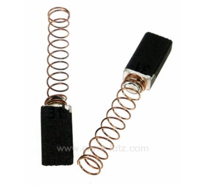 Jeu de charbon moteur 5x8x17,5 mm