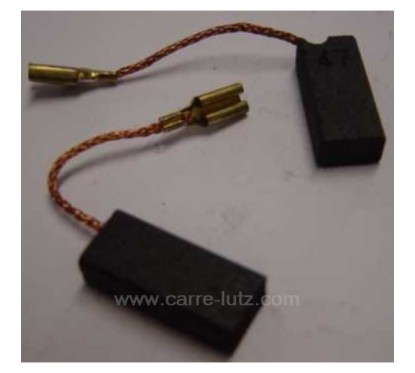 Jeu de charbon moteur 5x10x17 mm