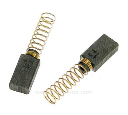 Jeu de charbon moteur 5x8x14 mm
