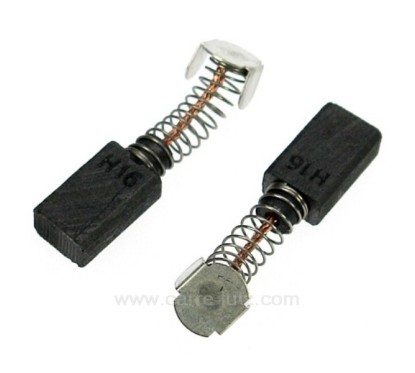 Jeu de charbon moteur 7x11x18 mm