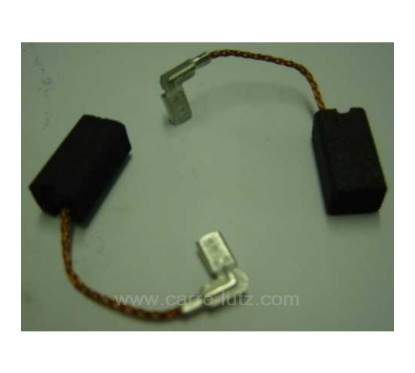 Jeu de charbon moteur 6,4x8x15 mm