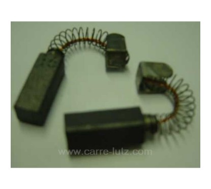 Jeu de charbon moteur 6.4x6.4x16 mm