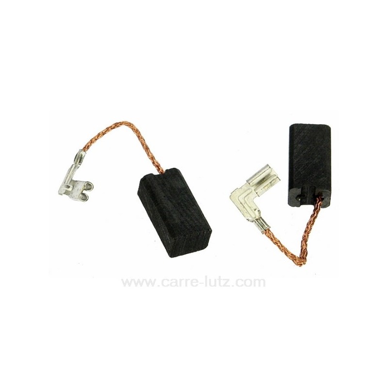 Jeu de charbon moteur 6,35x8x15 mm Jeu de charbon moteur 6,35x8x15 mm