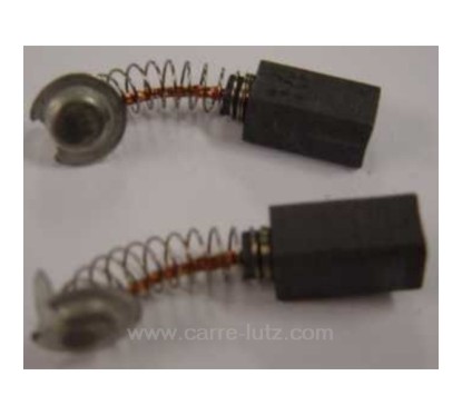 Jeu de charbon moteur 6,5x7,5x13 mm