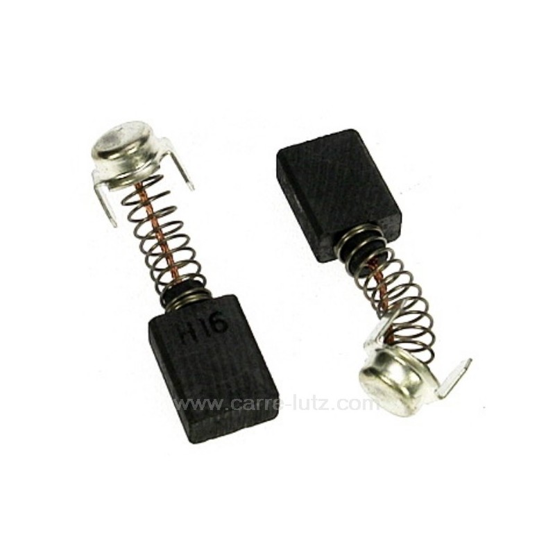 Jeu de charbon moteur 7x13x17 mm Jeu de charbon moteur 7x13x17 mm