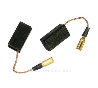 Jeu de charbon moteur 6,5x9x17 mm