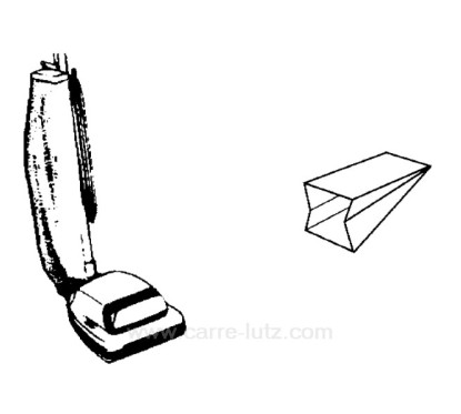 802059  Sacs d'aspirateur par 10 Hoover 638 U4065 U6525 8,00 €