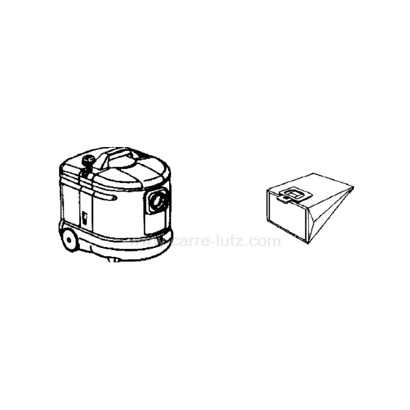 802079  Sacs d'aspirateur par 5 Moulinex trio L29 L31 13,60 €