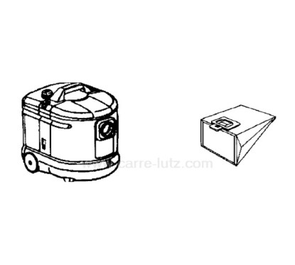 802079  Sacs d'aspirateur par 5 Moulinex trio L29 L31 13,60 €