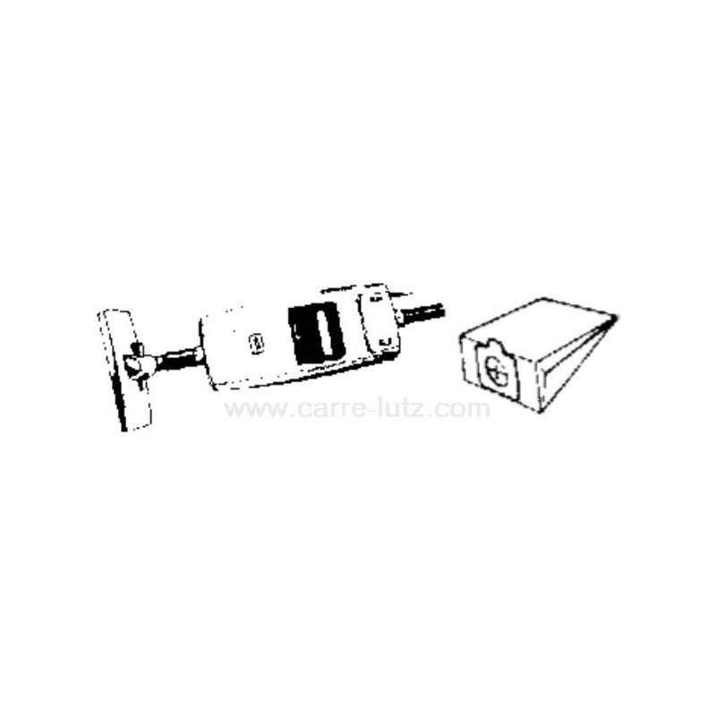 802083  Sacs d'aspirateur par 10 Moulinex 403 503 7,90 €