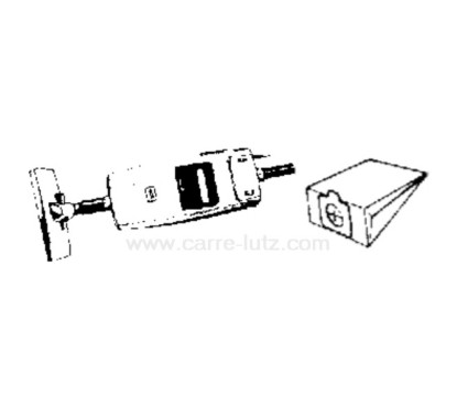 802083  Sacs d'aspirateur par 10 Moulinex 403 503 7,90 €