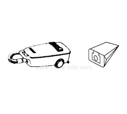 802092  Sacs d'aspirateur par 4 National MC7110 MC7130 5,40 €