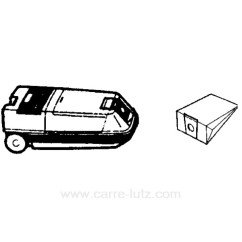 802168  Sacs d'aspirateur par 5 Bosch maxima BBS4110 12,30 €